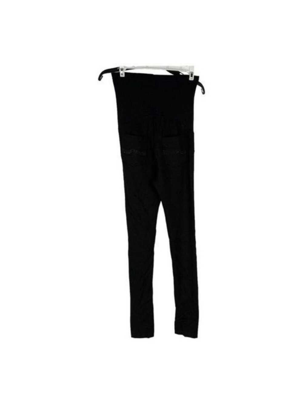 Bella Vida Maternity Black Stretch Skinny Pants Small Rhinestone Pocket Detail - Picture 7 of 11